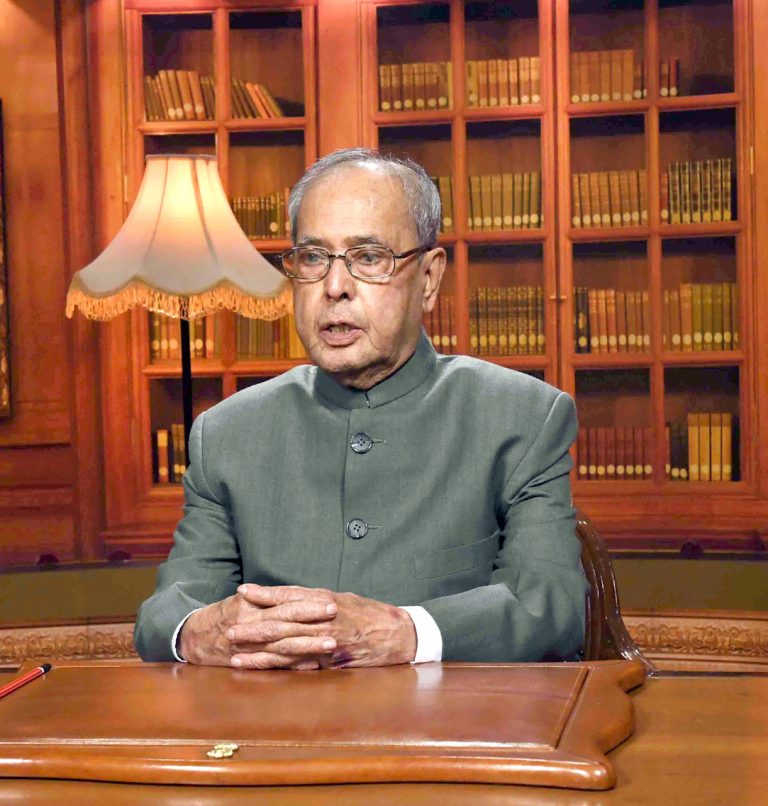 Pranab reminds the media of its role, duties