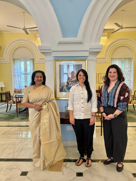 Radhika Sarathkumar touched by British Deputy High Commissioner’s genuine curiosity about ‘Thaai Kelavi’
