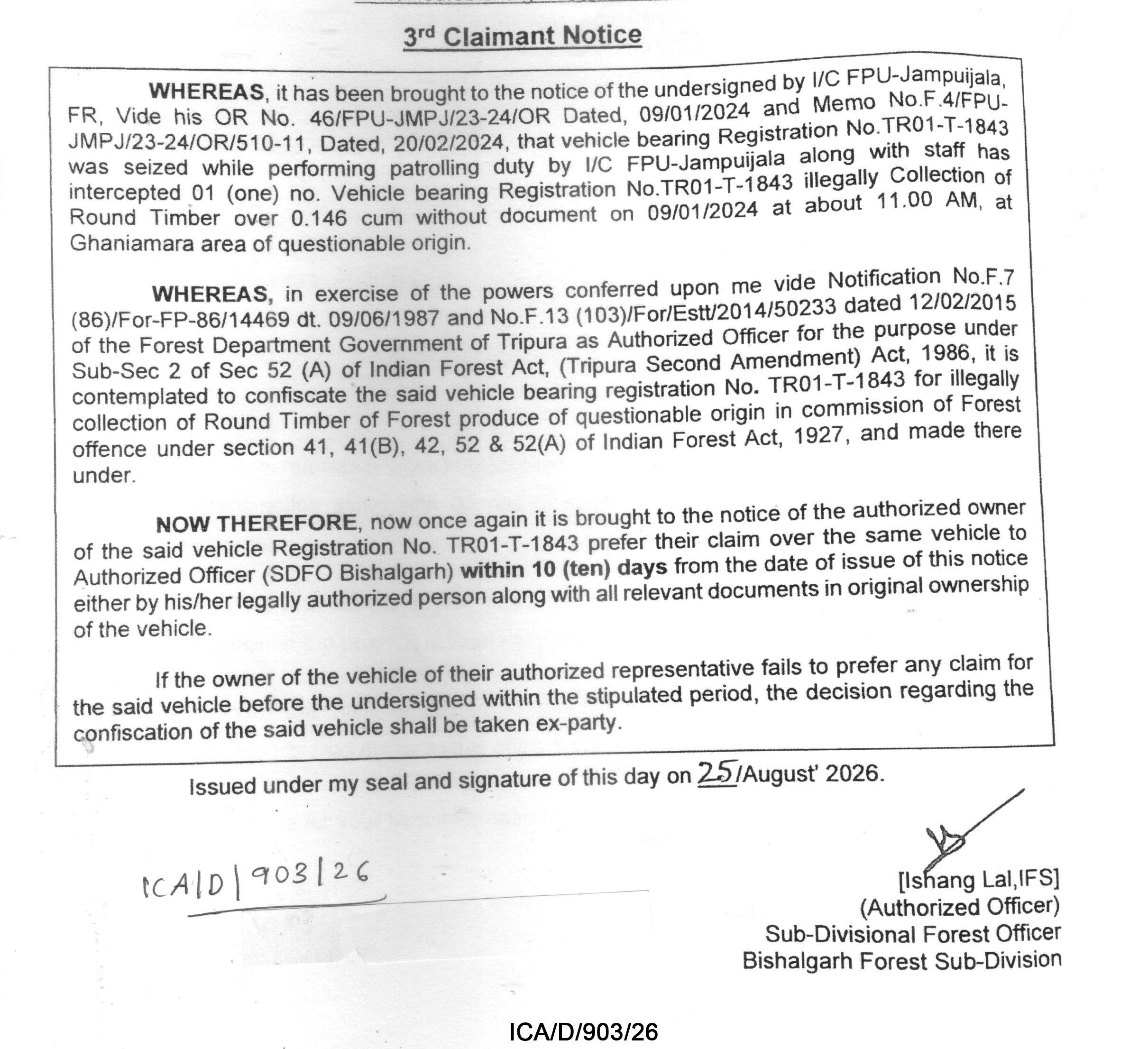 ICA Tripura