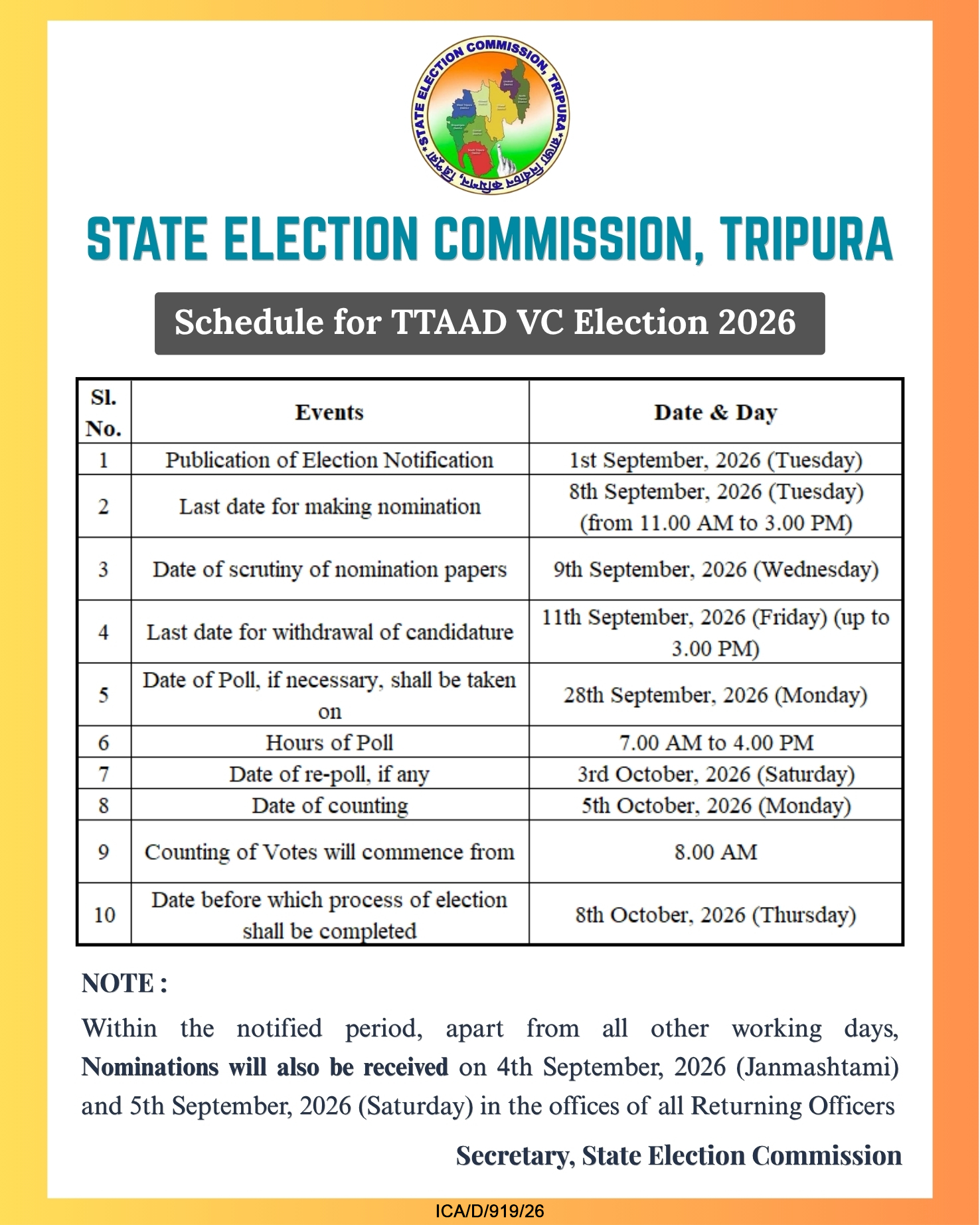 ICA Tripura
